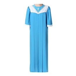 SKPT011  網上下單聖詩袍 訂購基督教聖衣  唱詩服 詩袍 詩班服 聖袍聖 詩服 短袖聖服 SKPT011  網上下單聖詩袍 訂購基督教聖衣  唱詩服 詩袍 詩班服 聖袍聖 詩服 短袖聖服